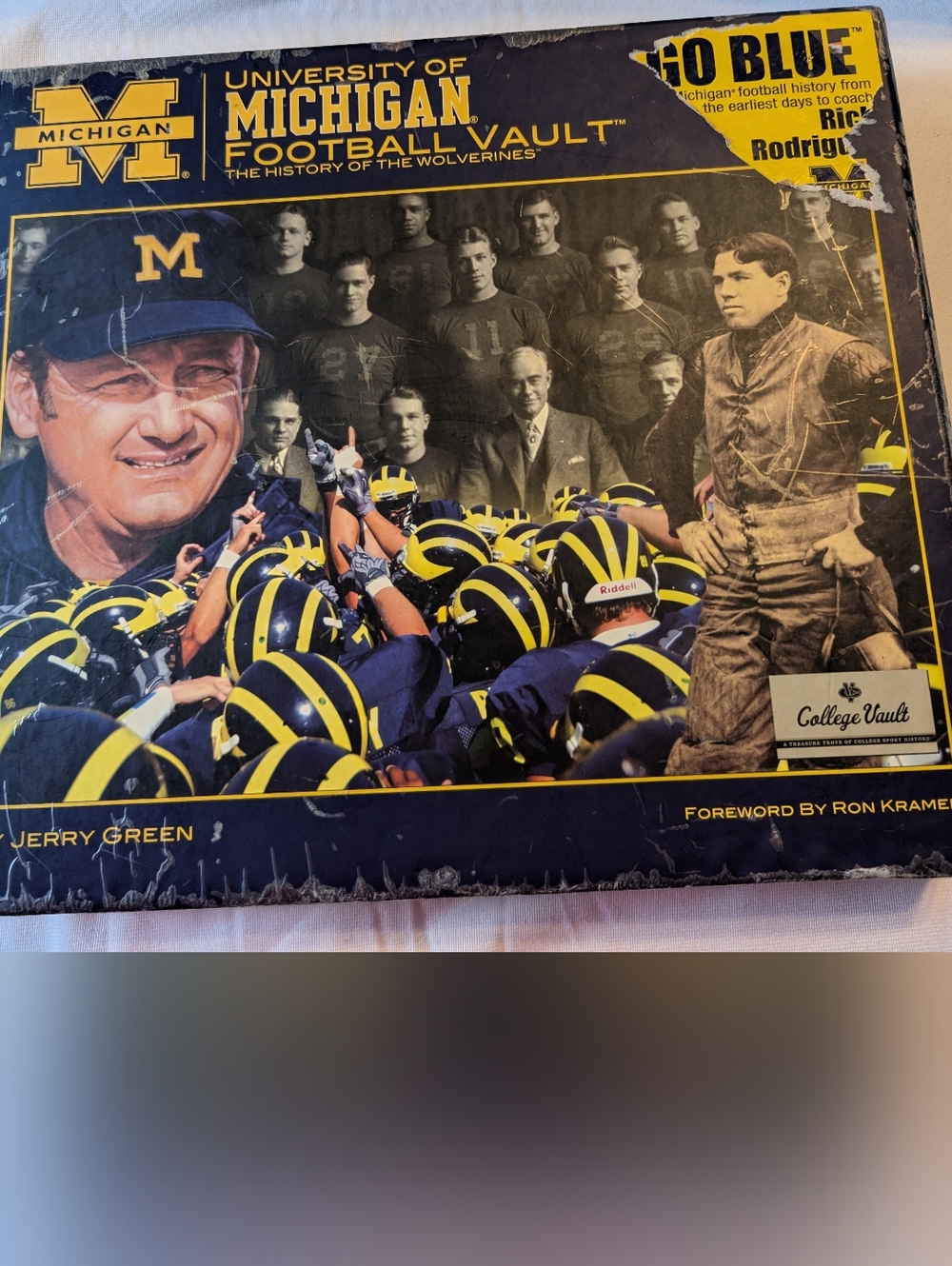 U Of M Football Vault Book The History Of The Wolverines By Jerry Green